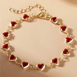 Heart Gold Bracelet